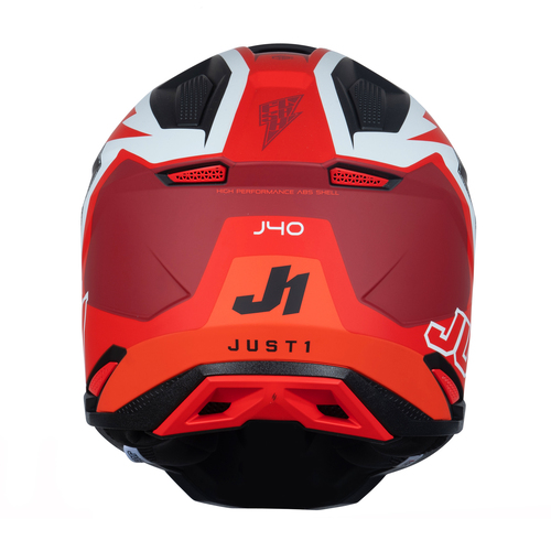 CASCO J40 FLASH RED/WHITE/BLACK MATT XXL JUST1