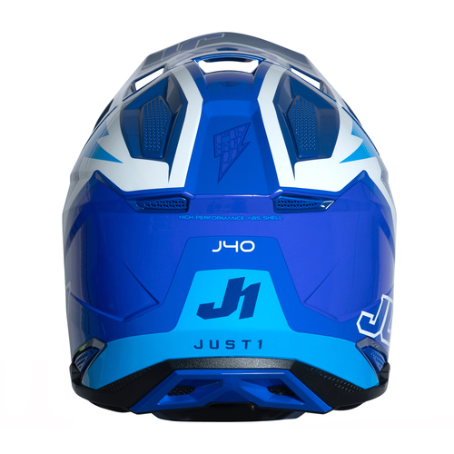 CASCO J40 FLASH WHITE/BLUE MATT M JUST1