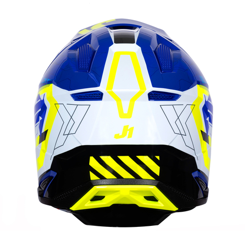 CASCO J40 MISSION FLUO YELLOW/BLUE GLOSS XS JUST1