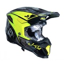 CASCO J40 SHOOTER CAMO/YELLOW FLUO/BLACK GLOSS M JUST1
