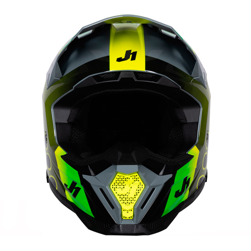CASCO J40 SIXTIES YELLOW/BLACK/GREY GLOSS XS JUST1