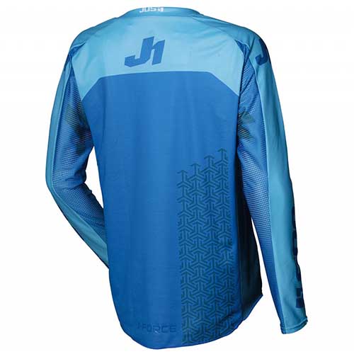 JERSEY (BUZO) MOTOCROSS JUST1 J-FORCE TERRA BLUE/WHITE L