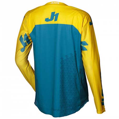 JERSEY (BUZO) MOTOCROSS JUST1 J-FORCE TERRA BLUE/YELLOW L