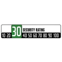 LINGA 8164BL 180cmX10mm NEON SERIES BLACK + SOPORTE ONGUARD