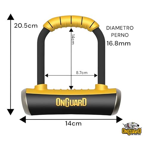 TRABA U 8112 BRUTE MINI 9cmX14cm GROSOR: 16.8mm ONGUARD