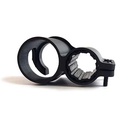 TRABA U 8154BL NEON SERIES NEGRO 11.5cmX23cm + ALARGADOR + SOPORTE ONGUARD