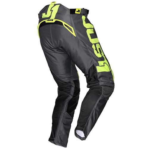 PANTALON MOTOCROSS JUST1 J-FORCE TERRA DARK GRAY/FLUO YELLOW XS