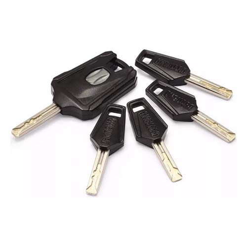 TRABA DISCO CON ALARMA 120DB 8258 6mm AMARILLO ONGUARD