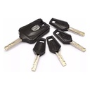 TRABA DISCO CON ALARMA 120DB 8258 6mm AMARILLO ONGUARD