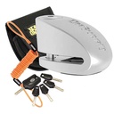 TRABA DISCO CON ALARMA 120DB 8264 10mm PLATEADO ONGUARD