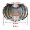KIT PISTON MOTOMEL XMM 250/SR 200/GILERA VC200/SKUA250 65.5mm (STD) STD