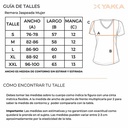 REMERA RUNNING MUJER JASPEADA GRIS M YAKKA (4015)