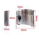 KIT PISTON ZANELLA RX150 62mm (STD) STD