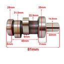 ARBOL DE LEVA BAJAJ NS200 REPCOR (J701KC)