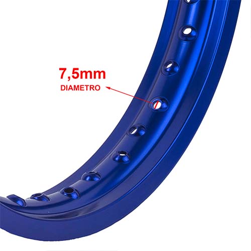 ARO DE LLANTA ALUMINIO 6063 (AZUL 36A) 215X17 STD