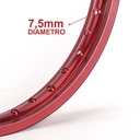 ARO DE LLANTA ALUMINIO 6063 (ROJO 36A) 215X18 STD