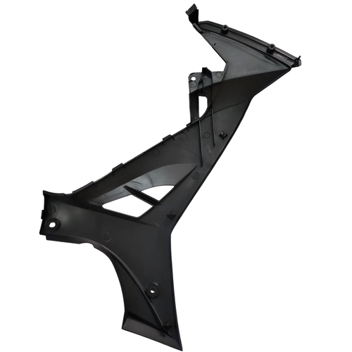 CUBRE PIERNA INTERIOR YAMAHA NEW CRYPTON 110 NEGRO LADO IZQUIERDO MTC
