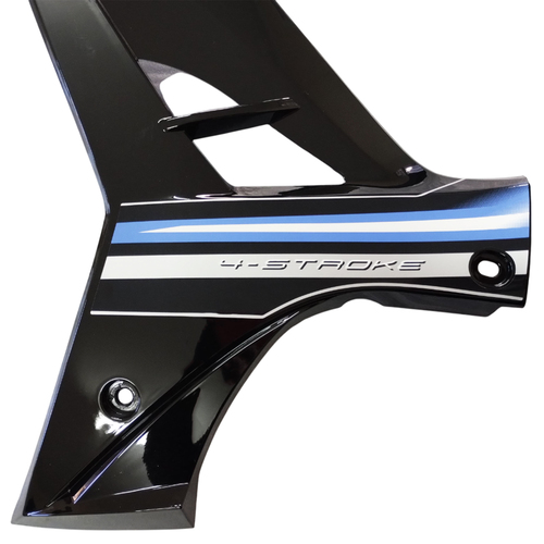 CUBRE PIERNA INTERIOR YAMAHA NEW CRYPTON 110 NEGRO LADO IZQUIERDO MTC