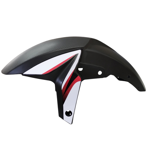 GUARDABARRO DEL. BAJAJ ROUSER 200 NS BLANCO MTC