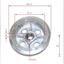 PLATO Y PRESION DE EMBRAGUE HONDA WAVE 100/C100 BIZ (JGO) STD