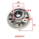 PORTACORONA COMPLETO HONDA STORM C/RULEMAN Y RETEN STD