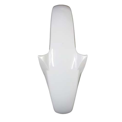 GUARDABARRO DEL. YAMAHA YBR 125 ED FACTOR BLANCO + SOPORTE MTC