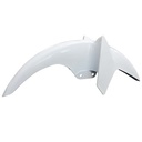 GUARDABARRO DEL. YAMAHA YBR 125 ED FACTOR BLANCO + SOPORTE MTC