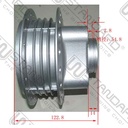 MAZA TRASERA HONDA TITAN 95-99 C/RULEMAN Y RETEN STD