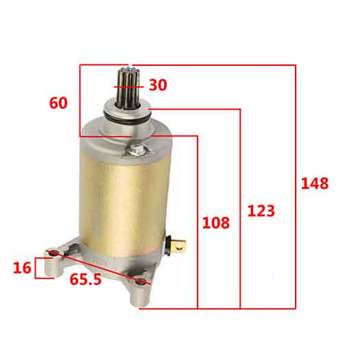 MOTOR DE ARRANQUE SUZUKI EN125 2A/HU STD