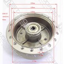 MAZA TRASERA HONDA C100 BIZ C/RULEMAN Y RETEN STD