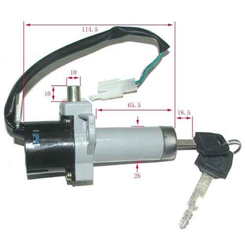 LLAVE DE CONTACTO HONDA CG150 TITAN (HASTA 2015) STD