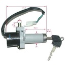 LLAVE DE CONTACTO HONDA CG150 TITAN (HASTA 2015) STD