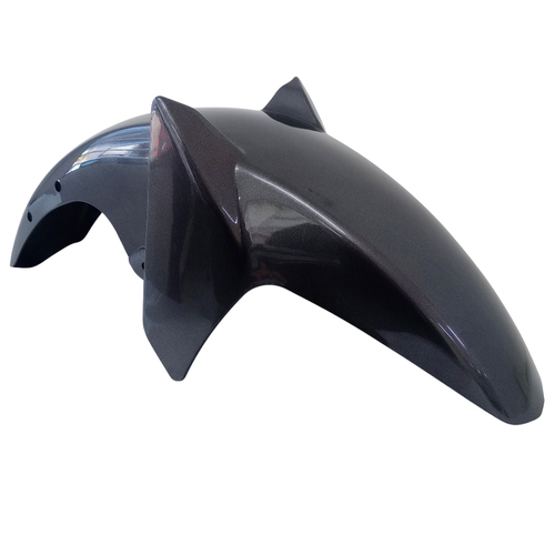 GUARDABARRO DEL. YAMAHA YBR 125 ED FACTOR GRIS OSCURO + SOPORTE MTC