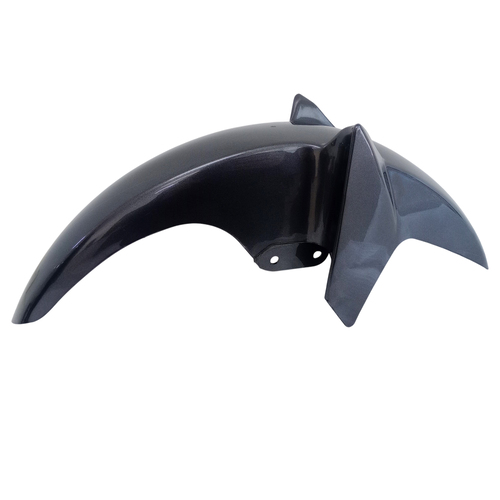 GUARDABARRO DEL. YAMAHA YBR 125 ED FACTOR GRIS OSCURO + SOPORTE MTC