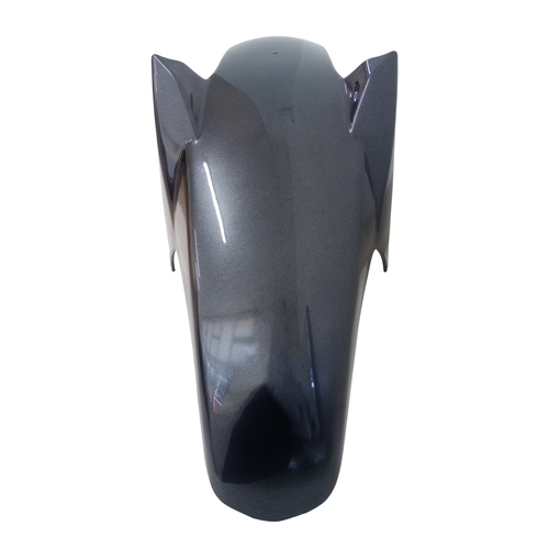 GUARDABARRO DEL. YAMAHA YBR 125 ED FACTOR GRIS OSCURO + SOPORTE MTC