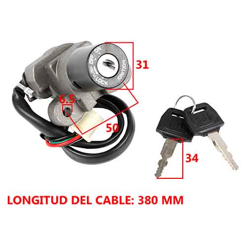LLAVE DE CONTACTO SUZUKI EN 125 2A/HU STD