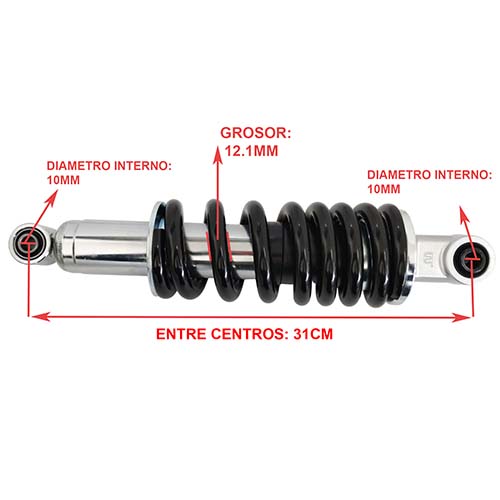 AMORTIGUADOR (MONO) HONDA NXR125 BROS/HONDA XR 150L STD EXCLU
