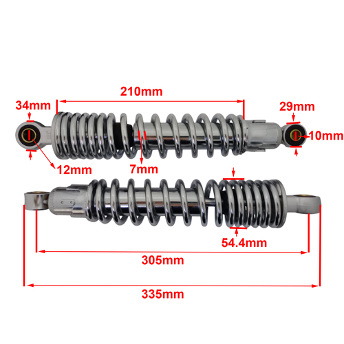 AMORTIGUADOR HONDA SDH STORM 125 (JGO) STD EXCLU