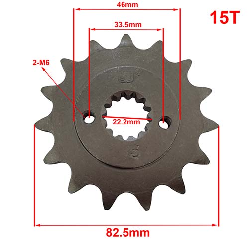 PIÑON 520-15T BAJAJ DOMINAR 400 / KTM DUKE 390 STD