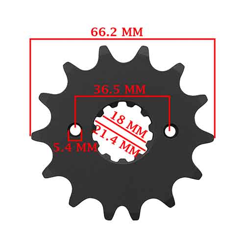 CORONA Y PIÑON HONDA XR 250 TORNADO (PRO-CEMENTADO NEGRO) (48-12) CREUSO (9089-KIT)