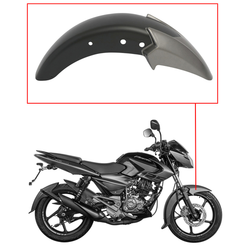 GUARDABARRO DELATERO BAJAJ PULSAR NS 125 GRIS MTC