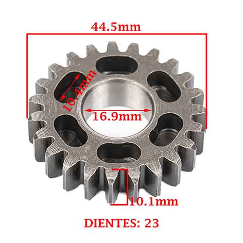 ENGRANAJE 4 VEL. S/PRIMARIO Z-23 COMPETICION-100/110/125 CREUSO (8206-PRO)