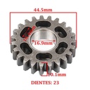 ENGRANAJE 4 VEL. S/PRIMARIO Z-23 COMPETICION-100/110/125 CREUSO (8206-PRO)