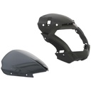 CUBRE OPTICA + PARABRISA BAJAJ DOMINAR 250 / 400 NEGRO MTC