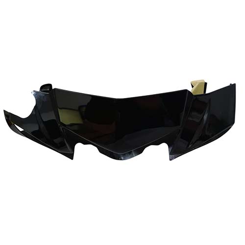 MASCARA CUBRE OPTICA YAMAHA NEW CRYPTON 110 NEGRO MTC
