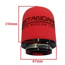 FILTRO DE AIRE COMPETICION CON RESORTE 50X88X150mm STD EXCLU