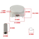 KIT PISTON HONDA CB190 R (61mm) (0.50) STD