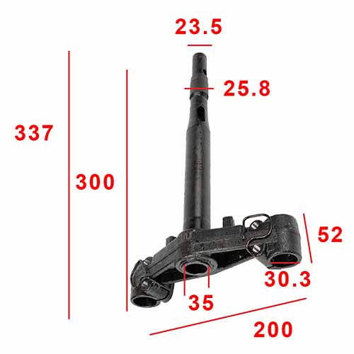 BARRA DE DIRECCION MOTOMEL VX150 STD