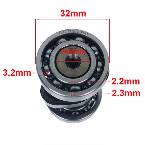 ARBOL DE LEVAS BAJAJ BOXER 150 STD