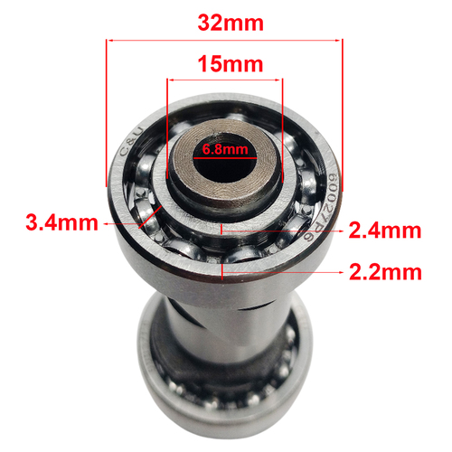 ARBOL DE LEVAS YAMAHA YBR 125 STD